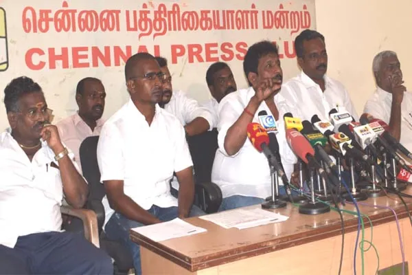 lorry association press meet 